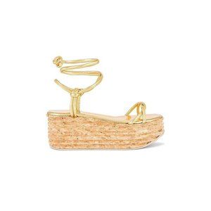 Jeffrey Campbell Platform Camillia Sandal Gold Size 39 Never worn  Cork Gladia